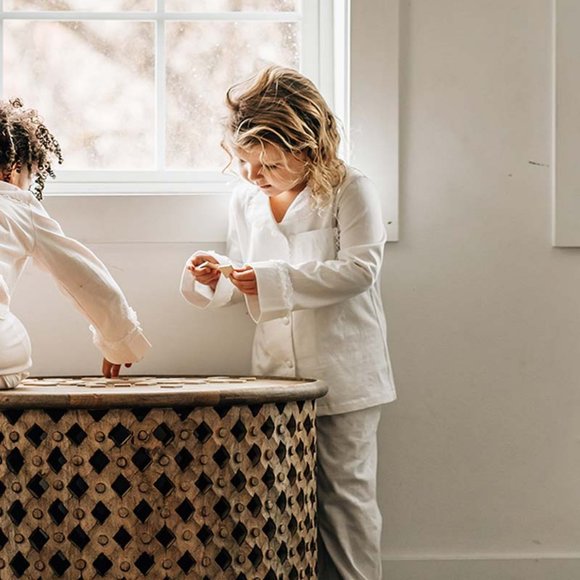 The Diana Button Down Pajama Set - Picture 4 of 10